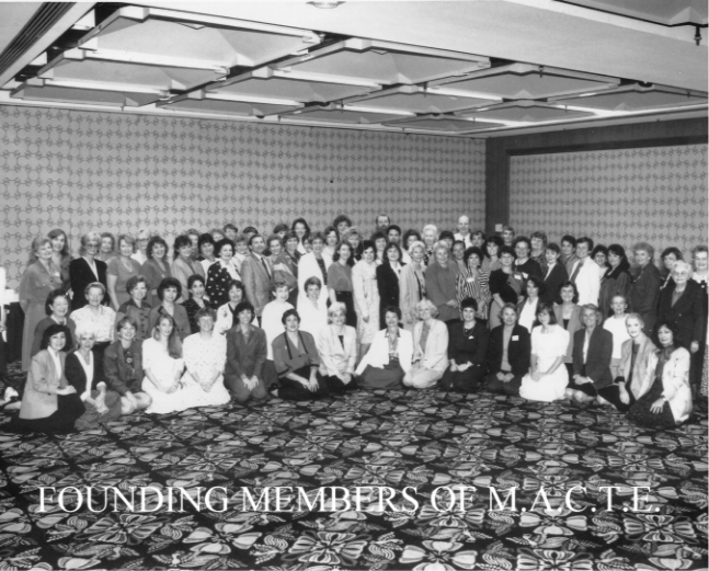 image of the founding members of MACTE in 1982