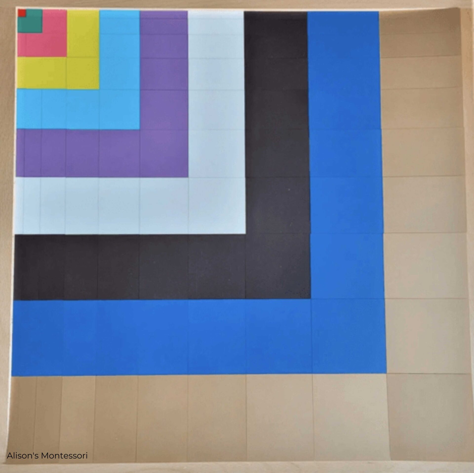 color block design at Alison's Montessori School